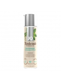 Массажное масло с ароматом перечной мяты и эвкалипта JO Naturals Peppermint   Eucalyptus - 120 мл. - System JO - купить с доставкой в Ангарске