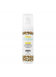 Разогревающее массажное масло с ароматом пина колада Gourmet Pina Colada - 50 мл. - Exsens - купить с доставкой в Ангарске
