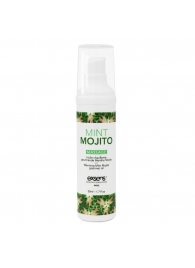 Разогревающее массажное масло с ароматом мохито Gourmet Mint Mojito - 50 мл. - Exsens - купить с доставкой в Ангарске