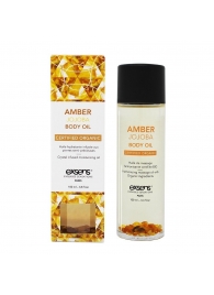 Органическое массажное масло AMBER JOJOBA - 100 мл. - Exsens - купить с доставкой в Ангарске