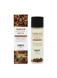 Органическое массажное масло TIGER EYE MACADAMIA - 100 мл. - Exsens - купить с доставкой в Ангарске