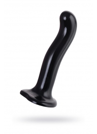 Черный стимулятор для пар P G-Spot Dildo Size M - 18 см. - Strap-on-me - в Ангарске купить с доставкой