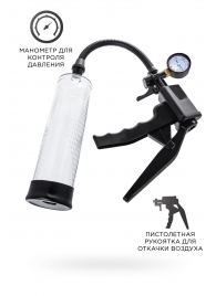 Прозрачная механическая помпа для пениса Viggo - Sexus - в Ангарске купить с доставкой