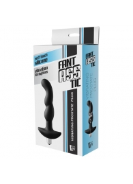 Черная вибропробка для простаты FantASStic Vibrating Prostate Plug - 14,5 см. - Dream Toys - в Ангарске купить с доставкой