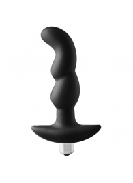 Черная вибропробка для простаты FantASStic Vibrating Prostate Plug - 14,5 см. - Dream Toys - в Ангарске купить с доставкой