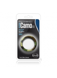 Эрекционное кольцо камуфляжной расцветки Silicone Camo Cock Ring - Blush Novelties - в Ангарске купить с доставкой