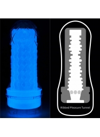 Светящийся в темноте мастурбатор Lumino Play Masturbator Ribbed - Lovetoy - в Ангарске купить с доставкой