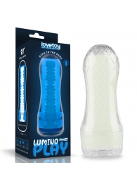 Светящийся в темноте мастурбатор Lumino Play Masturbator Ribbed - Lovetoy - в Ангарске купить с доставкой