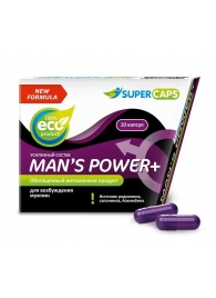 Возбуждающее средство для мужчин Mans Power plus - 10 капсул (0,35 гр.) +1 в подарок - SuperCaps - купить с доставкой в Ангарске