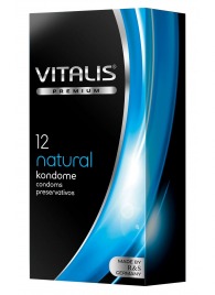 Классические презервативы VITALIS PREMIUM natural - 12 шт. - Vitalis - купить с доставкой в Ангарске