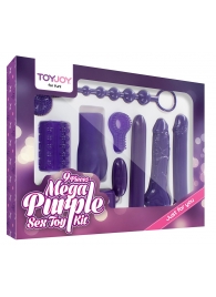 Эротический набор Toy Joy Mega Purple - Toy Joy - купить с доставкой в Ангарске