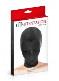 Сплошная маска-шлем с имитацией повязки для глаз - Fetish Tentation - купить с доставкой в Ангарске