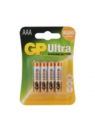 Батарейки алкалиновые GP Ultra Alkaline 24А AАA/LR03 - 4 шт. - Элементы питания - купить с доставкой в Ангарске