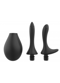 Черный анальный душ Nexus Anal Douche Set с 2 сменными насадками - Nexus Range - купить с доставкой в Ангарске