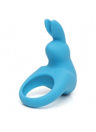 Голубое эрекционное виброкольцо Happy Rabbit Rechargeable Rabbit Cock Ring - Happy Rabbit - в Ангарске купить с доставкой