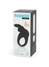 Черное эрекционное виброкольцо Happy Rabbit Rechargeable Rabbit Cock Ring - Happy Rabbit - в Ангарске купить с доставкой