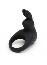 Черное эрекционное виброкольцо Happy Rabbit Rechargeable Rabbit Cock Ring - Happy Rabbit - в Ангарске купить с доставкой