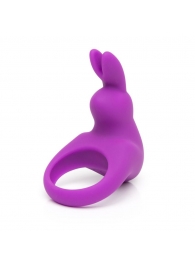 Фиолетовое эрекционное виброкольцо Happy Rabbit Rechargeable Rabbit Cock Ring - Happy Rabbit - в Ангарске купить с доставкой