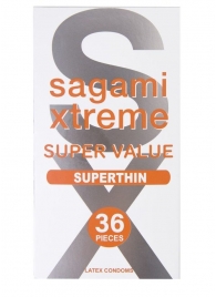 Ультратонкие презервативы Sagami Xtreme Superthin - 36 шт. - Sagami - купить с доставкой в Ангарске