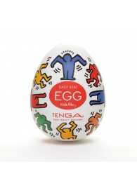 Мастурбатор-яйцо Keith Haring EGG DANCE - Tenga - в Ангарске купить с доставкой