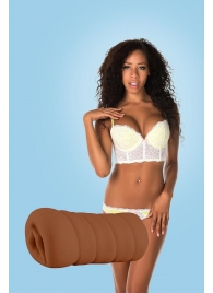 Коричневый мастурбатор-вагина BRIANNA - Dream Toys - в Ангарске купить с доставкой