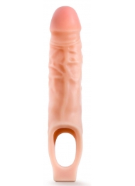 Телесная насадка на пенис 9 Inch Cock Sheath Extender - 22,2 см. - Blush Novelties - в Ангарске купить с доставкой