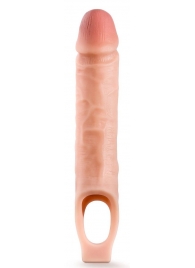 Телесная насадка на пенис 10 Inch Cock Sheath Extender - 25 см. - Blush Novelties - в Ангарске купить с доставкой
