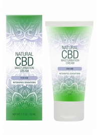 Крем для мастурбации для мужчин Natural CBD Masturbation Cream For Him - 50 мл. - Shots Media BV - купить с доставкой в Ангарске