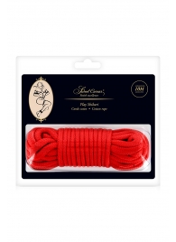 Красная веревка для фиксации - 10 м. - Sweet Caress - купить с доставкой в Ангарске