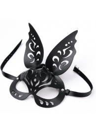 Черная ажурная маска  Зайка  с ушками - Crazy Handmade - купить с доставкой в Ангарске