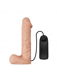 Женский поясной страпон с вибрацией - 26 см. - Baile - купить с доставкой в Ангарске