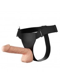 Женский поясной страпон с вибрацией - 26 см. - Baile - купить с доставкой в Ангарске