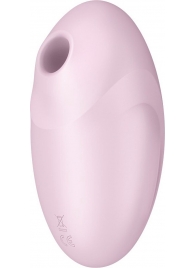 Розовый вакуум-волновой стимулятор с вибрацией Vulva Lover 3 - Satisfyer