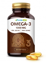 Пищевая добавка SuperCaps OMEGA-3 - 50 капсул (1000 мг) - SuperCaps - купить с доставкой в Ангарске