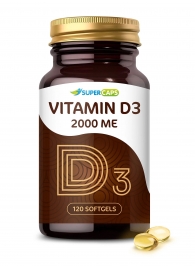 Пищевая добавка SuperCaps VITAMIN D3 2000 ME - 120 капсул - SuperCaps - купить с доставкой в Ангарске