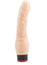 Телесный вибратор 7.6 Vibrating Dildo - 19,5 см. - CNT