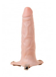 Телесный реалистичный фаллопротез - 18,5 см. - LOVETOY (А-Полимер) - купить с доставкой в Ангарске