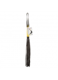 Черная плеть с желтой рукоятью Boundless Flogger - 69,25 см. - California Exotic Novelties - купить с доставкой в Ангарске