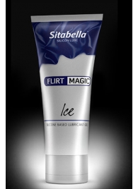 Силиконовая гель-смазка FLIRT MAGIC Ice с лёгким пролонгирующим эффектом - 75 мл. - Sitabella - купить с доставкой в Ангарске