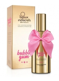 Гель с ароматом жвачки Bubblegum 2-in-1 Scented Silicone Massage And Intimate Gel - 100 мл. - Bijoux Indiscrets - купить с доставкой в Ангарске