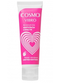 Возбуждающий гель на водно-силиконовой основе Cosmo Vibro с ароматом земляники - 50 гр. - Биоритм - купить с доставкой в Ангарске
