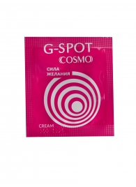 Стимулирующий интимный крем для женщин Cosmo G-spot - 2 гр. - Биоритм - купить с доставкой в Ангарске