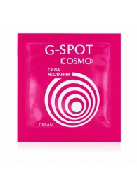 Стимулирующий интимный крем для женщин Cosmo G-spot - 2 гр. - Биоритм - купить с доставкой в Ангарске