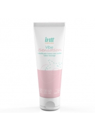 Лубрикант на водной основе Vibe Sensation с клубничным вкусом и легким вибрирующим эффектом - 50 гр. - INTT - купить с доставкой в Ангарске