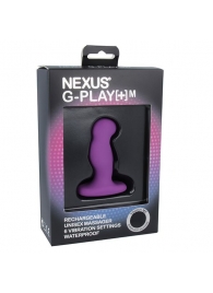Фиолетовая вибровтулка Nexus G-Play+ M - Nexus Range - в Ангарске купить с доставкой