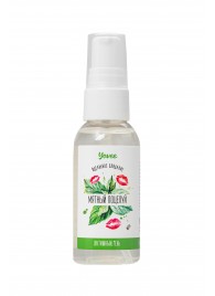 Съедобная гель-смазка Yovee «Мятный поцелуй» с Д-пантенолом и вкусом мяты - 50 мл. - ToyFa - купить с доставкой в Ангарске