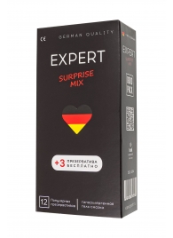 Презервативы EXPERT Surprise Mix - 12 шт.(+3 в подарок) - Expert - купить с доставкой в Ангарске