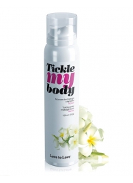 Массажная хрустящая пенка Tickle My Body Monoi с ароматом моной - 150 мл. - Love to Love - купить с доставкой в Ангарске