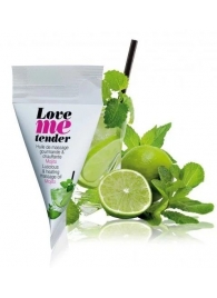 Съедобное согревающее массажное масло Love Me Tender Mojito с ароматом мохито - 10 мл. - Love to Love - купить с доставкой в Ангарске