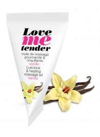 Съедобное согревающее массажное масло Love Me Tender Vanilla с ароматом ванили - 10 мл. - Love to Love - купить с доставкой в Ангарске